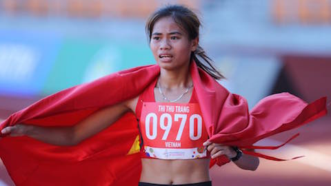 Chạy grab khiếm sống, Thu Trang vẫn giành HCV SEA Games